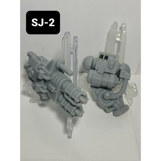 SJ2 Flame Pack/Flamer Custom for McFarlane Warhammer 40k Sister of Battle