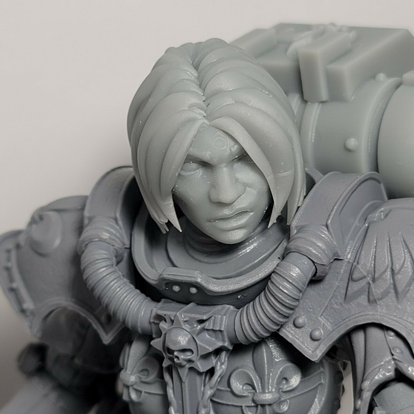 S10 Head Custom for McFarlane Warhammer 40k Sister of Battle