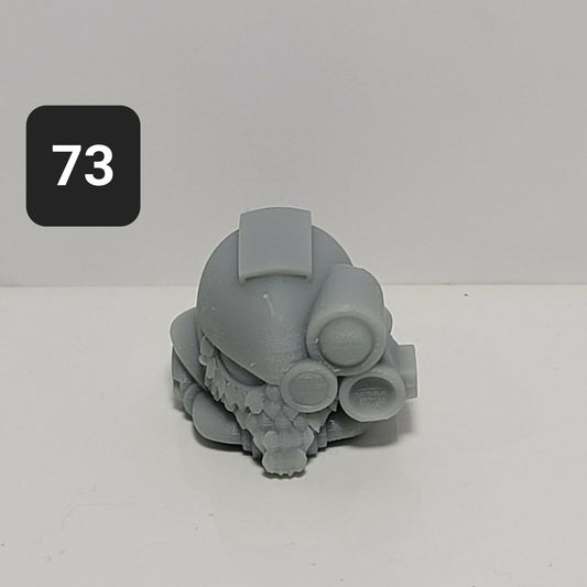 73 Hydra Scale Helmet Custom for McFarlane Warhammer 40k Space Marines