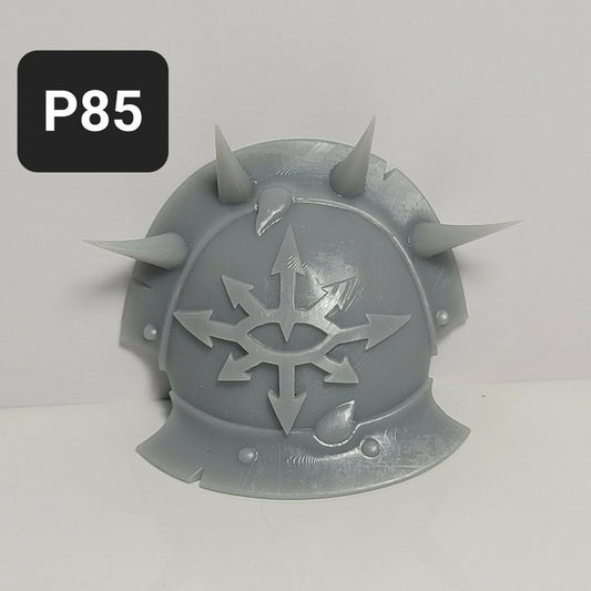 P85 Black Legion Pauldron Custom for McFarlane Warhammer 40k Space Marine