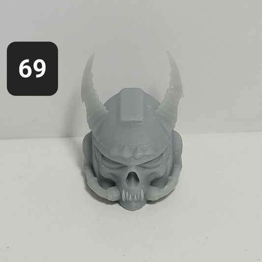 69 Chaos Chaplain Helmet Custom for McFarlane Warhammer 40k Space Marines