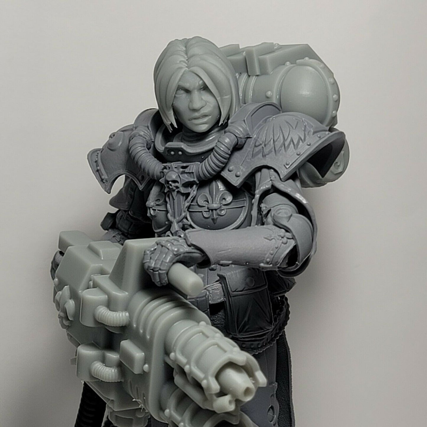 S10 Head Custom for McFarlane Warhammer 40k Sister of Battle