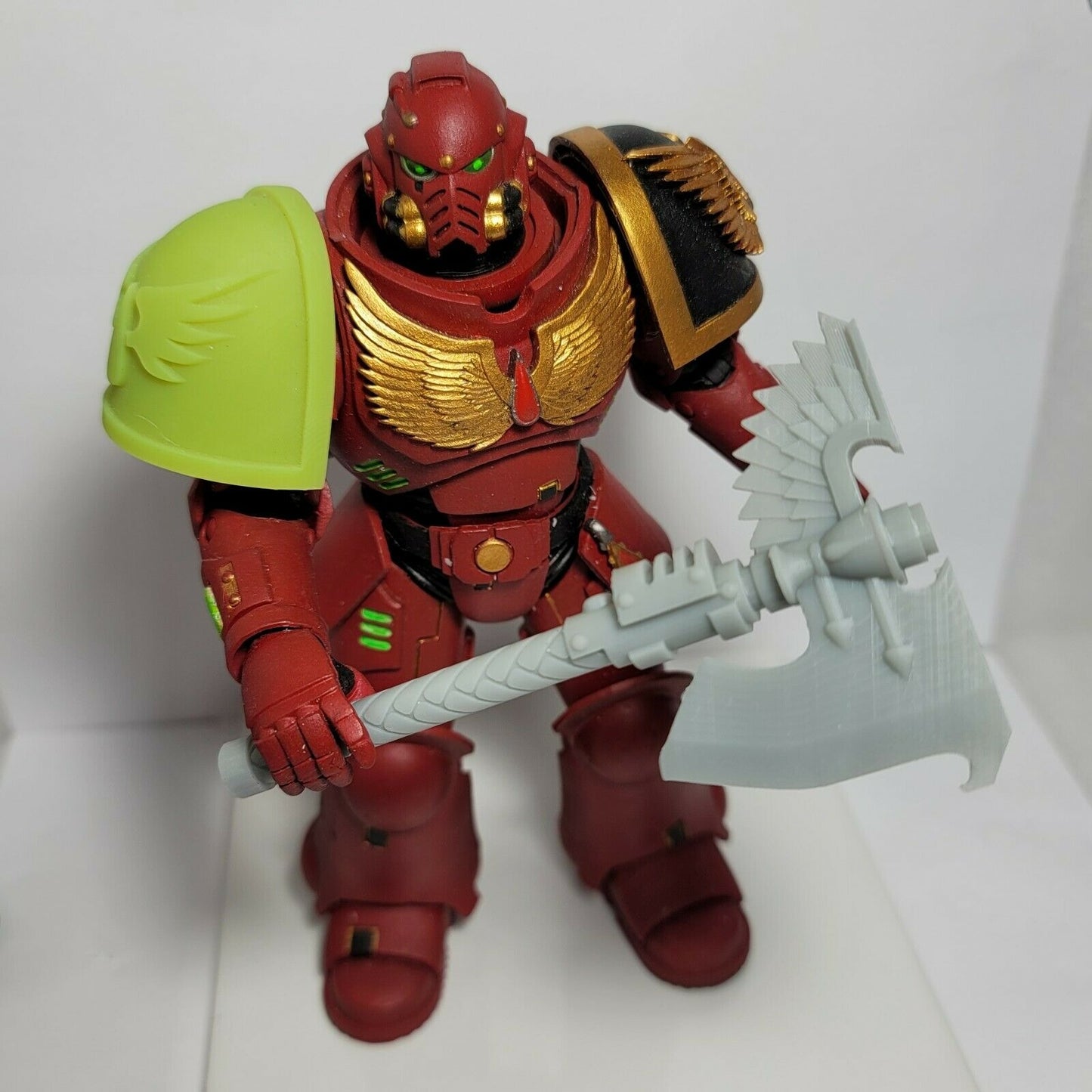 A49 Blood Angel  Axe Custom for McFarlane Warhammer 40k Space Marines