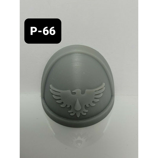 66P Pauldron Blood Ravens  Custom for McFarlane Warhammer 40k Space Marine