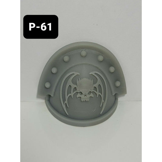 61P Pauldron Nightloards Custom Compatible W McFarlane Warhammer 40k Space Marines