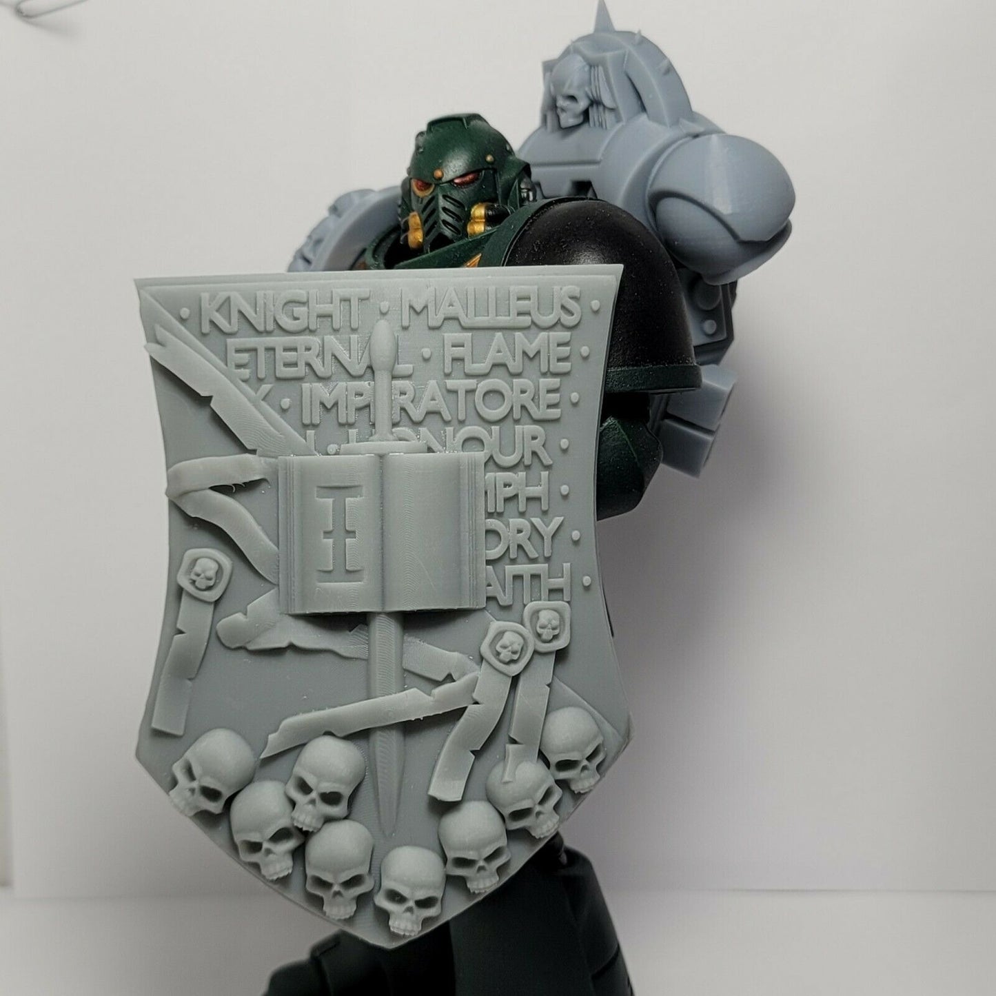 A46 Grey Knight Shield Custom for McFarlane Warhammer 40k Space Marines