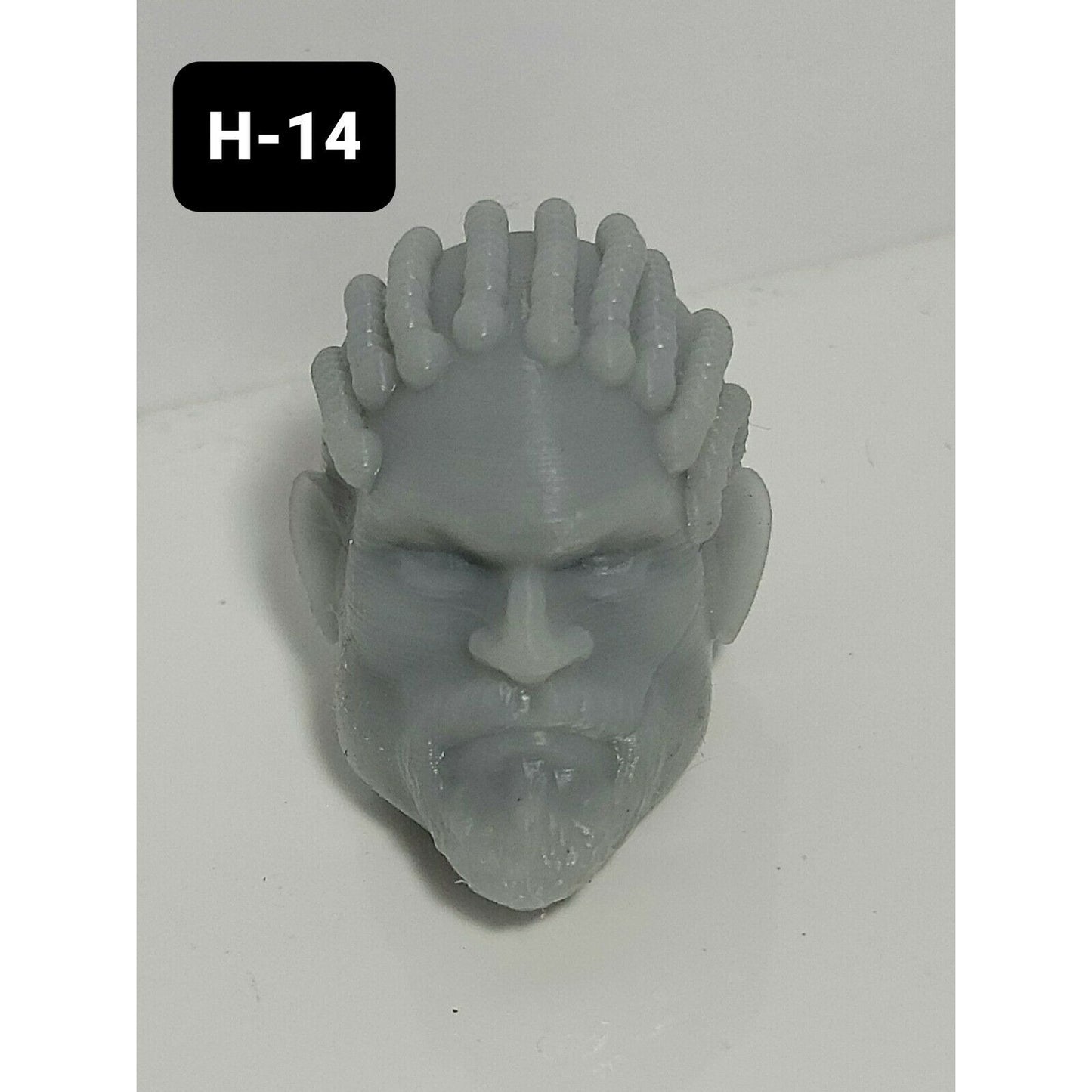 H14 Un-Helmeted Head Custom for McFarlane Warhammer 40k Space Marines