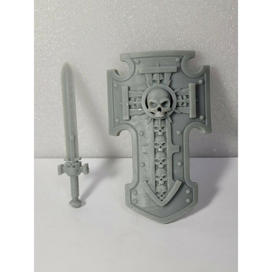 A1 Sword + Shield Custom for McFarlane Warhammer 40k Space Marines