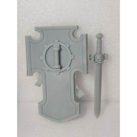 A2 Sword + Shield/ Purity Seal Custom for McFarlane Warhammer 40k Space Marines