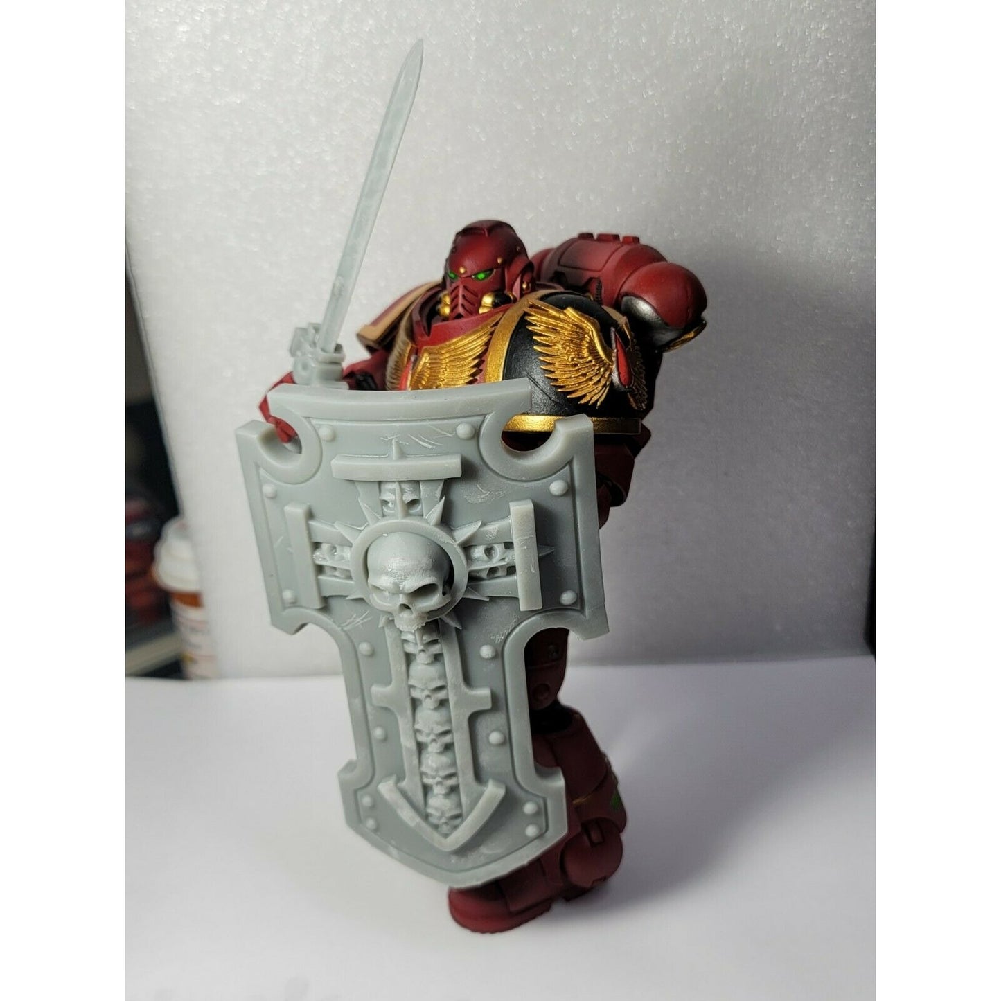 A1 Sword + Shield Custom for McFarlane Warhammer 40k Space Marines