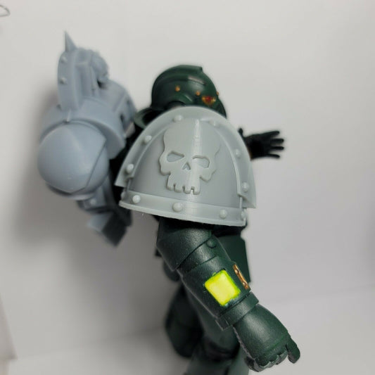 35P MK3 Cammando Paulron Custom Compatible W McFarlane Warhammer 40k Space Marines