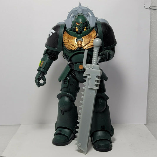 A38 Shark Chain Sword Custom for McFarlane Warhammer 40k Space Marines