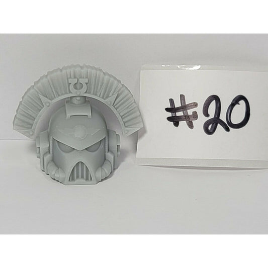 20 Cato Sicarius Helmet Custom Compatible W McFarlane Warhammer 40k Space Marines