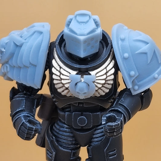 JT-H9 Grey Knight Helmet Custom compatible W JoyToy 40k Space Marine