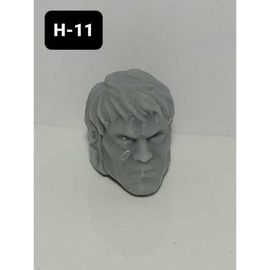 H11 Un-Helmeted Head Custom for McFarlane Warhammer 40k Space Marines