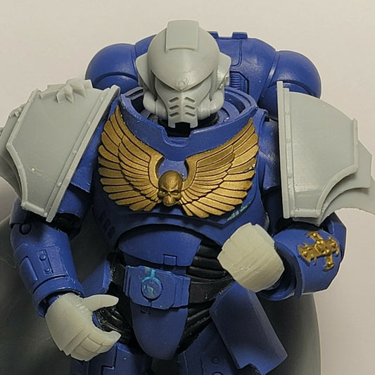 75 Primaris Ultra Helmet Custom for McFarlane Warhammer 40k Space Marines