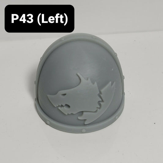 P43 (Left) Wolf Pauldron Custom for McFarlane Warhammer 40k Space Marine