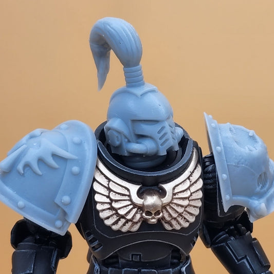 JT-H14 Plume Helmet Custom Compatible W JoyToy 40k Space Marines