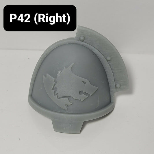 P42 (Right) Wolf Pauldron Custom for McFarlane Warhammer 40k Space Marine