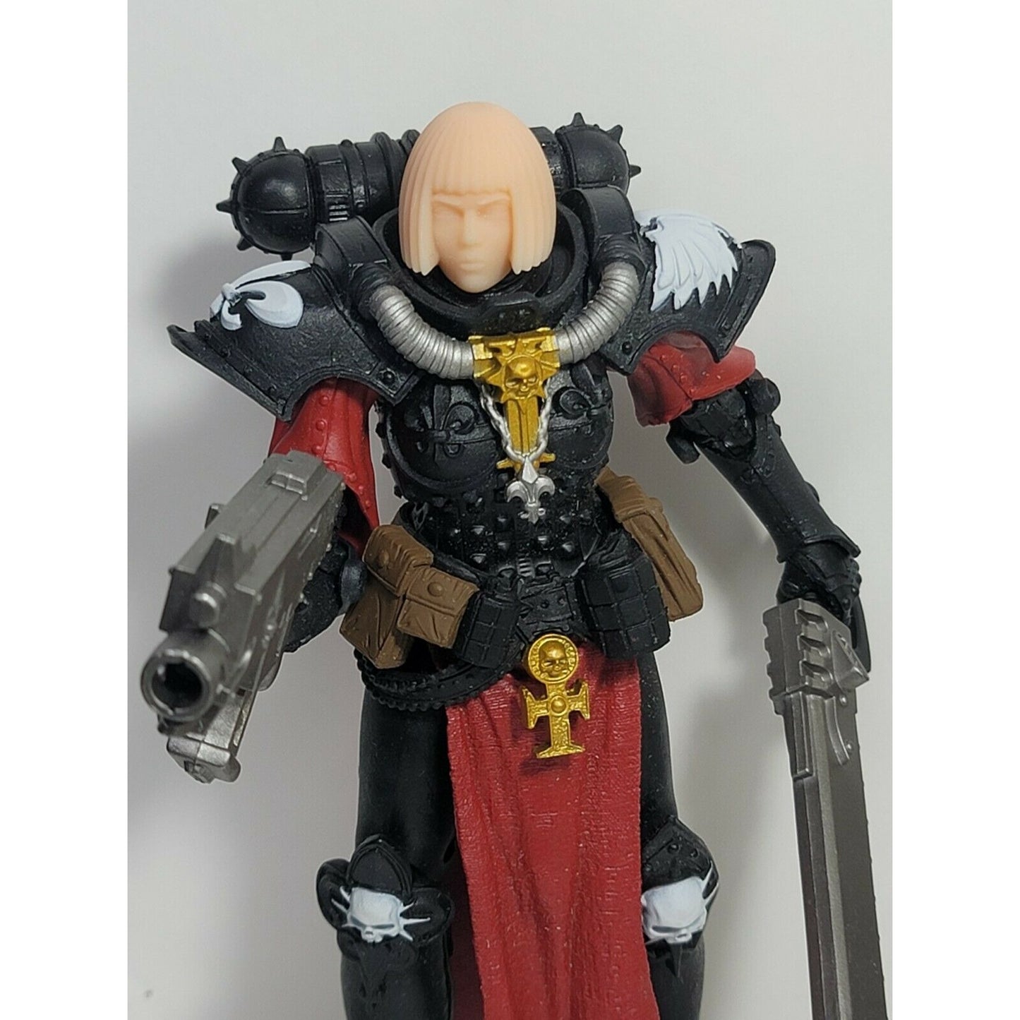 S1 Sister Of Battle Head Custom for McFarlane Warhammer 40k Space Marines