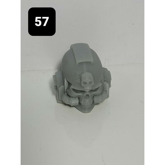 57 Chaplain Grimaldus Helmet Custom Compatible W McFarlane Warhammer 40k Space Marines